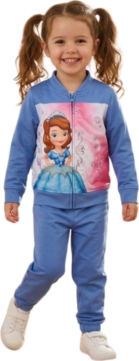 Conjunto de chándal para niña Disney Sofía Primera azul