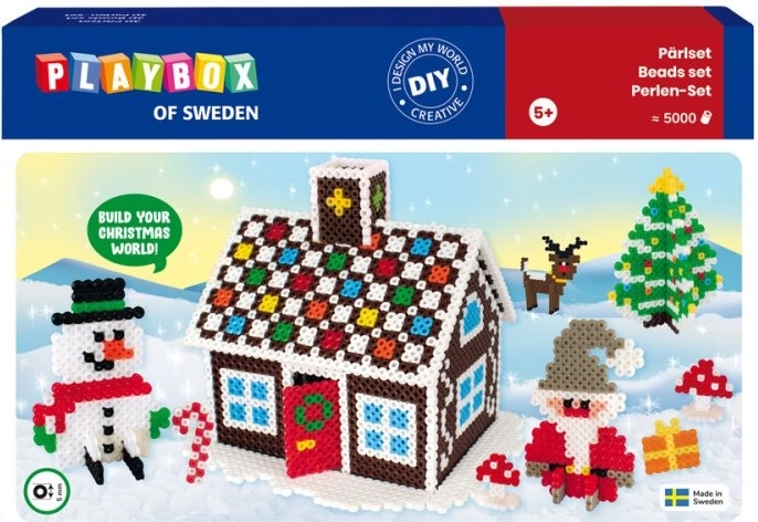 Playbox cuentas para planchar set navideño 5000 uds