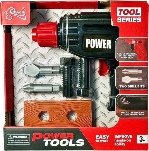 Set de herramientas infantil con taladro eléctrico