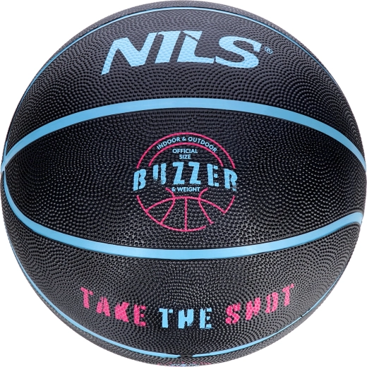 Balón de baloncesto NILS Buzzer talla 7 – negro