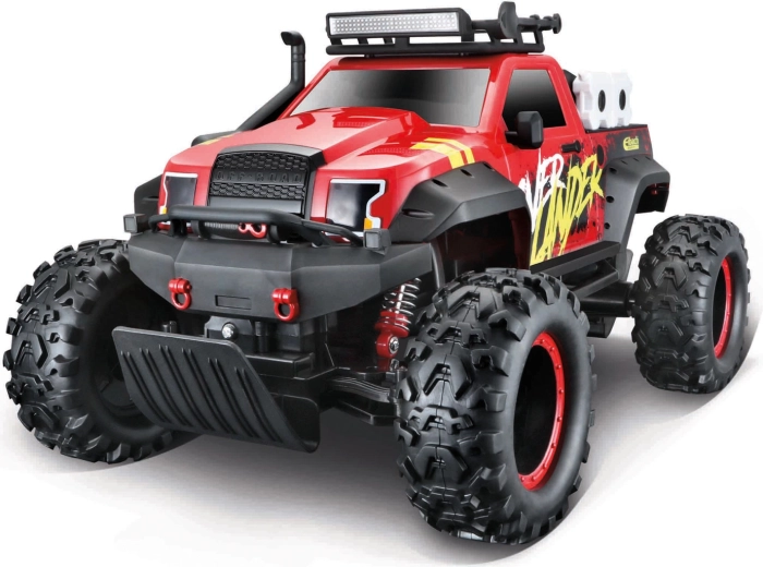 Maisto RC Overlander rojo, modelo todoterreno teledirigido
