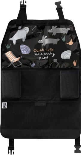 Organizador de asiento Leokid con bolsillo para tablet Rocky Island