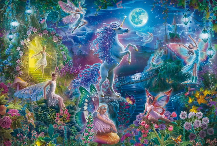 Puzzle de cuento de unicornio 150 piezas SCHMIDT