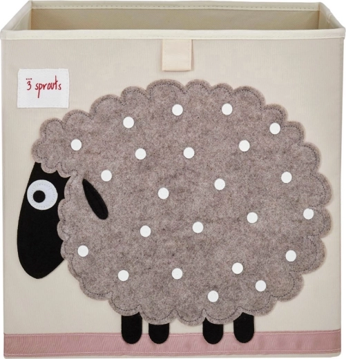 3 sprouts caja de almacenamiento oveja beige - 1 pieza