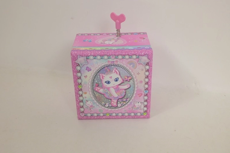 Caja de música para joyas PECOWARE con gata bailarina de ballet