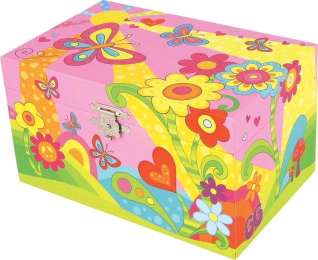Caja de música para joyas Goki butterfly meadow - 1 unidad