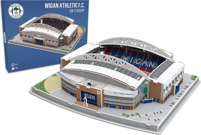 Puzle 3D del estadio DW – Wigan Athletic (73 piezas)