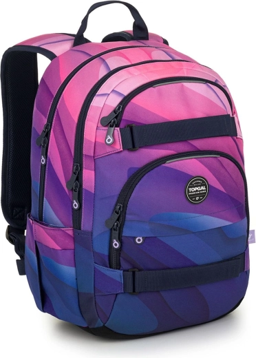 Mochila estudiantil rosa-violeta Topgal Viki