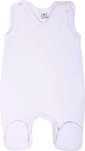 Pelele blanco de algodón New Baby Classic 62 (3–6 meses)