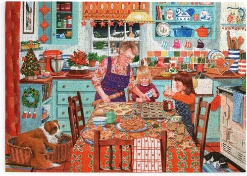 House of Puzzles Puzzle Horneado navideño – 500 piezas grandes