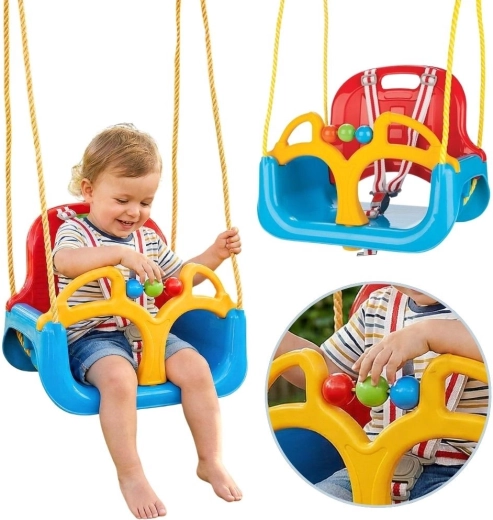 Columpio infantil Woopie 3 en 1 azul