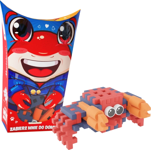 Juego de construcción Mini Waffle Pocket Pets – cangrejo