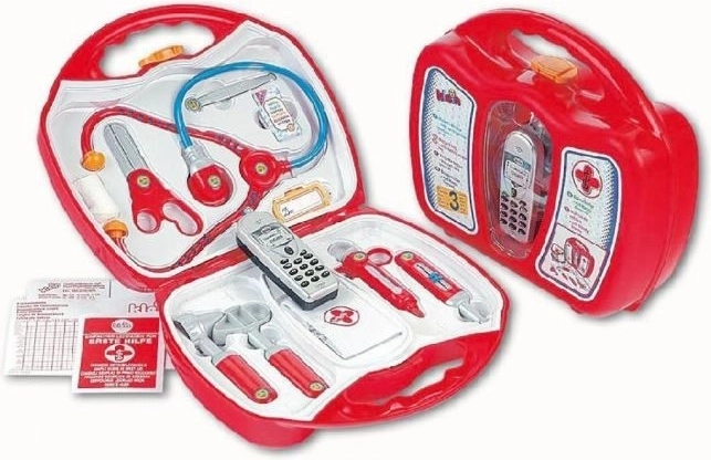 Set médico con teléfono móvil