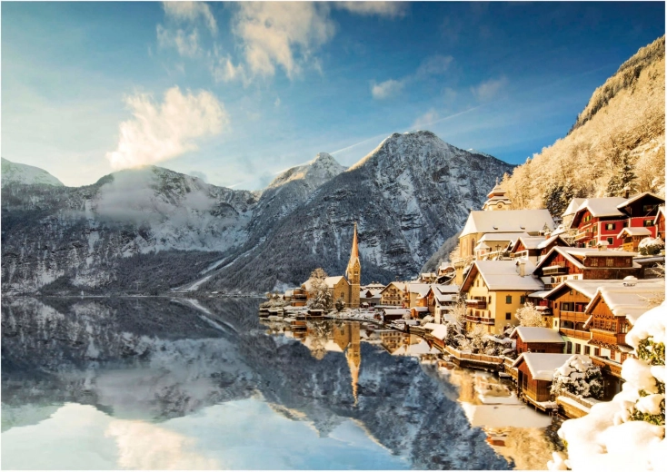 Educa Puzzle Invierno en Hallstatt 1500 piezas