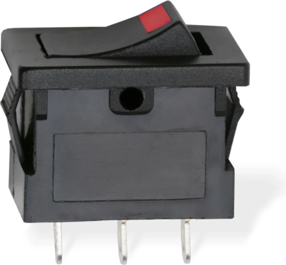 Interruptor basculante con LED rojo
