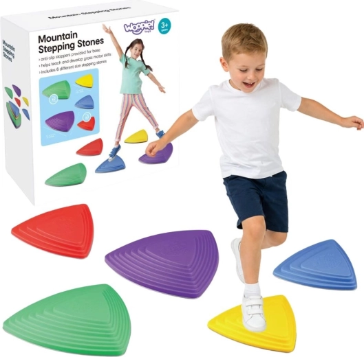 Woopie piedras sensoriales de equilibrio antideslizantes, 5 uds.