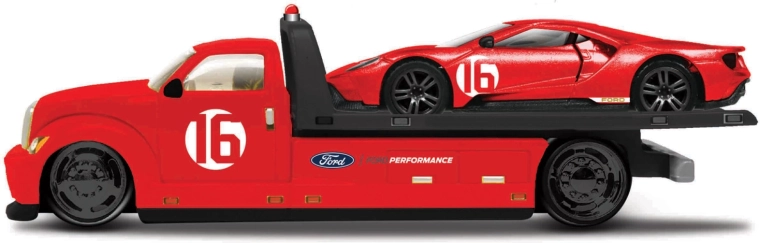 Maisto Elite Transport 2022 Ford GT Heritage Edition rojo 1:64