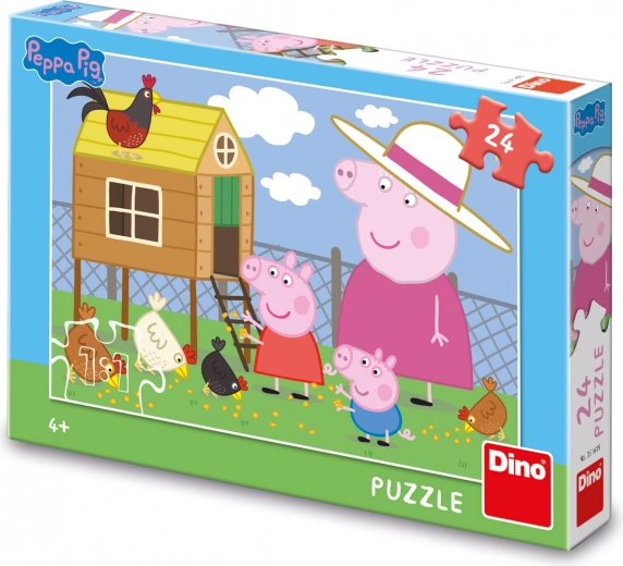 puzle Peppa Pig gallinas 24 piezas