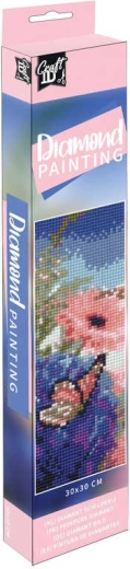Grafix pintura con diamantes, mosaico de flores 30 × 30 cm