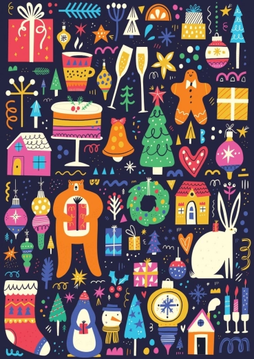 Puzzle vacaciones de invierno 1000 piezas Yazz