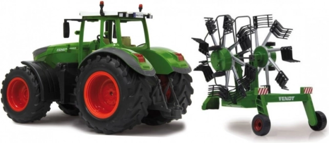 Tractor Fendt R/C con rastrillo hilerador