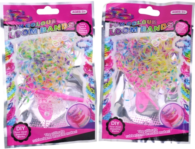 Gomitas con herramienta para crear pulseras, 150 uds.
