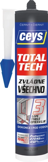Adhesivo universal y sellador 290 ml negro CEYS TOTAL TECH