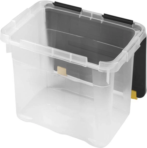 Caja de almacenamiento de plástico con tapa HEIDRUN One 18 l