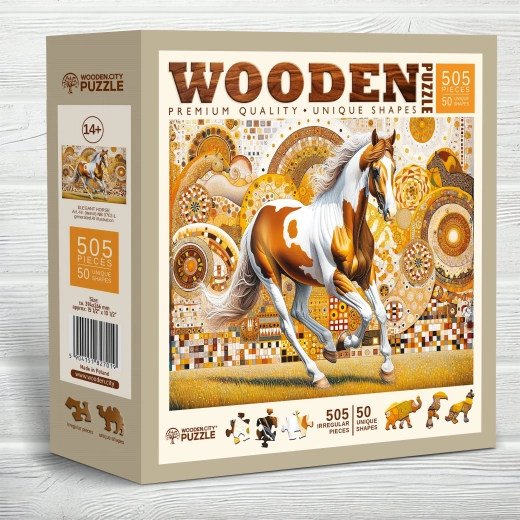Rompecabezas de madera Caballo Elegante 505 piezas
