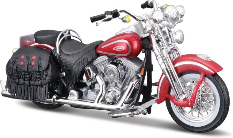 Maisto Harley-Davidson 1999 FLSTS Heritage Softail Springer 1:18 rojo