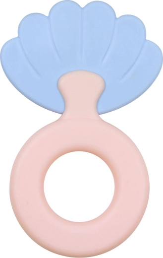 Mordedor infantil con sonajero en forma de concha BABY MIX