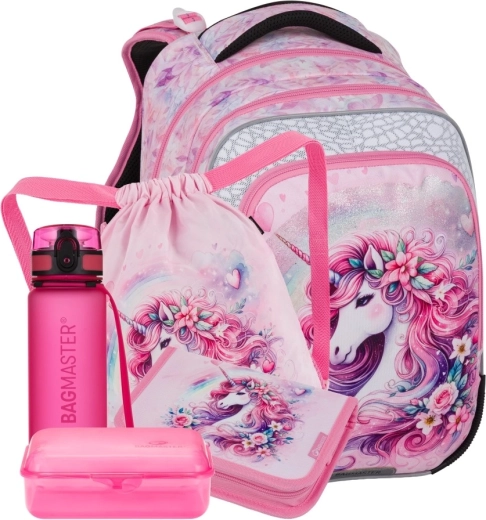 Bagmaster set escolar grande BETA 26 B Lumi Unicornio