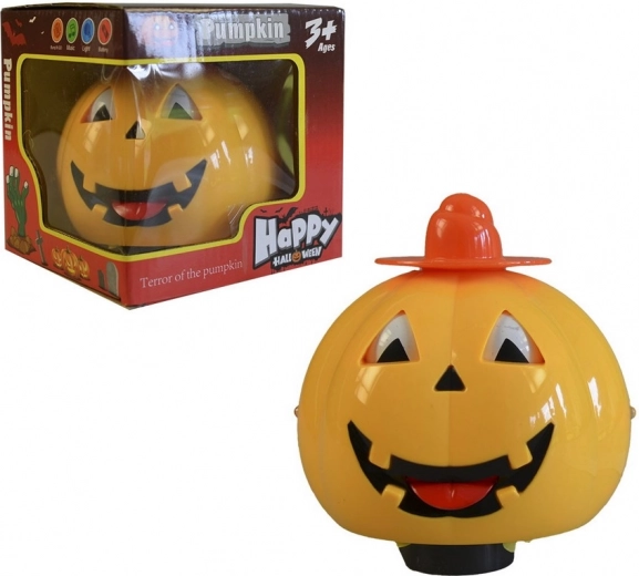 MaDe calabaza a pilas con sonido aterrador, 13 cm