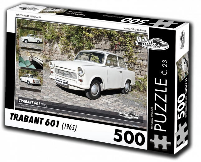 Puzle Retro-coches Trabant 601 (1965) – 500 piezas