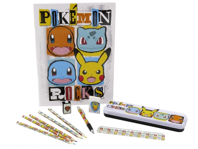 Set escolar Pokémon con estuche