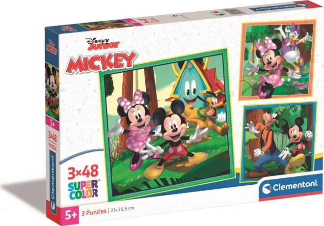 Set de puzles 3×48 piezas MICKEY Y AMIGOS – CLEMENTONI