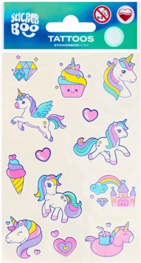 Tatuajes infantiles de unicornios