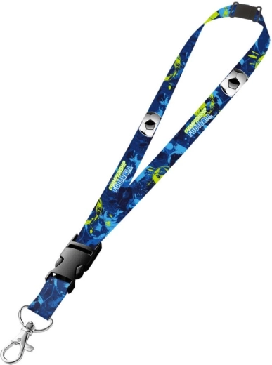 Lanyard para el cuello con motivo de fútbol OXYBAG
