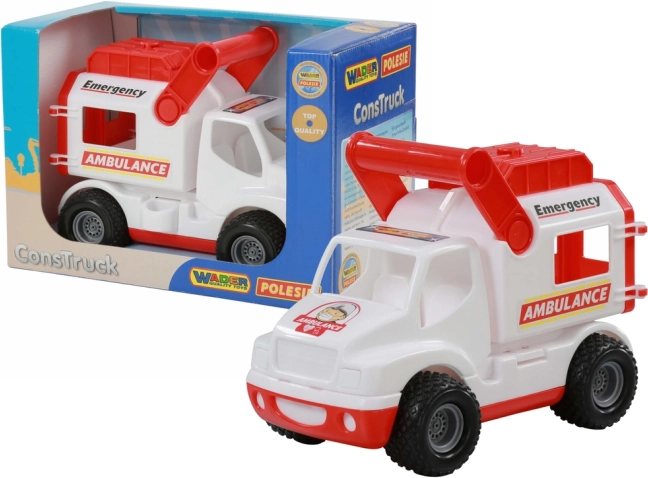 Camión de bomberos Construck blanco - Polesie