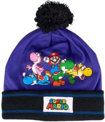 Gorro azul de forro polar Super Mario