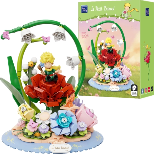 Pantasy El principito – historia de la rosa (Le Petit Prince) kit de construcción de 304 piezas