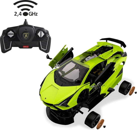 Jamara Lamborghini Sián FKP 37 kit de construcción RC 1:18 2,4 GHz verde