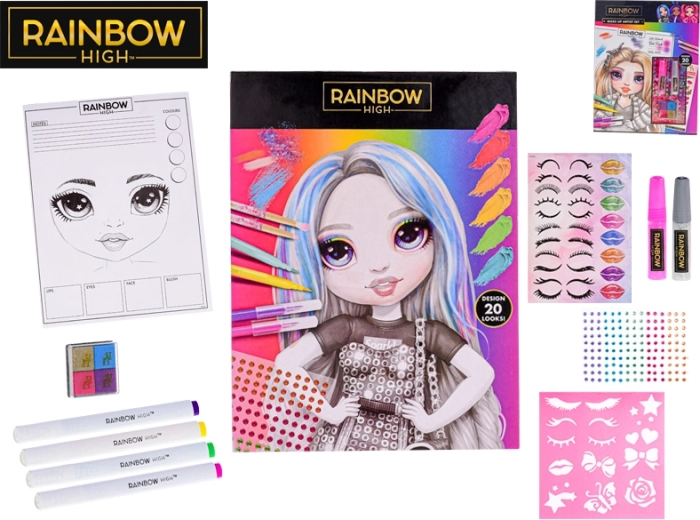Set creativo de moda Rainbow High - 1 pieza