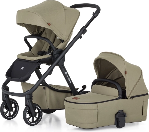 Petite&Mars icónico cochecito combinado Icon 2v1 mossy green lite rws