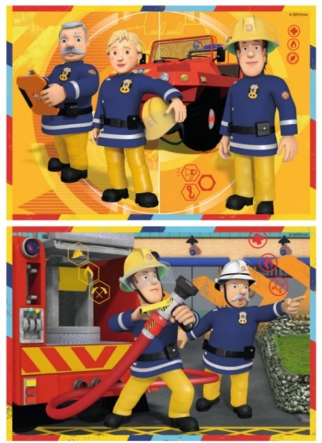 Puzzle Ravensburger BOMBERO SAM 2×12 piezas