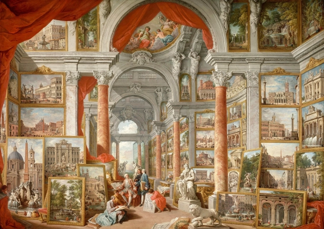 Enjoy Puzzle: Vista de la Roma moderna, 1000 piezas
