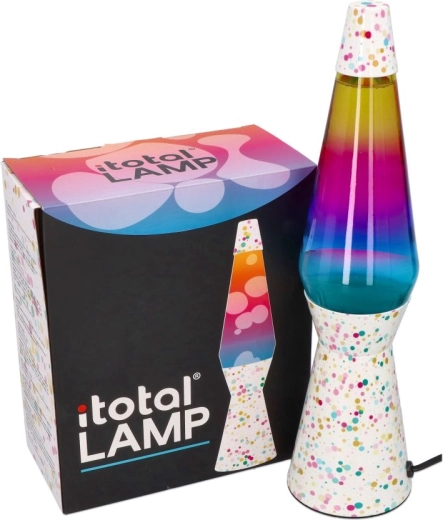 Lámpara de lava decorativa con burbujas