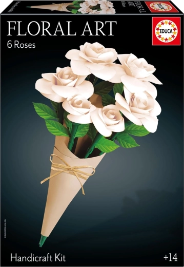 Educa puzzle 3D Floral Art – rosas blancas