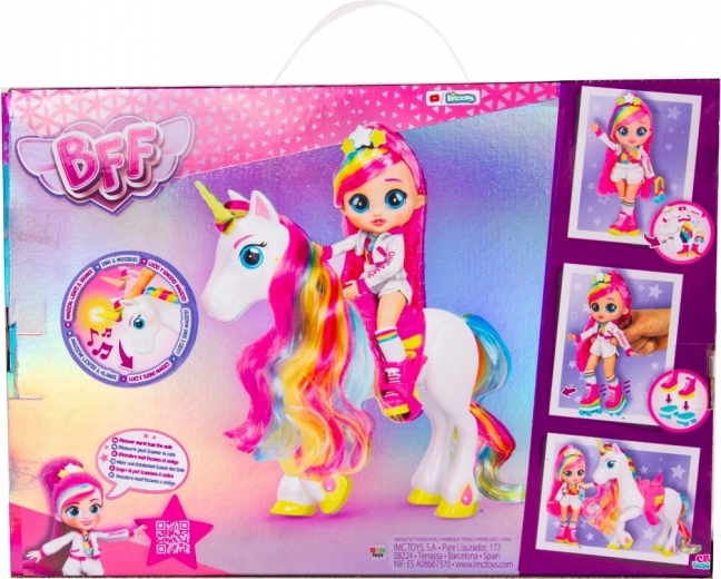 Unicornio interactivo con luces y sonidos