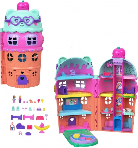Polly Pocket Casita helada con piscina